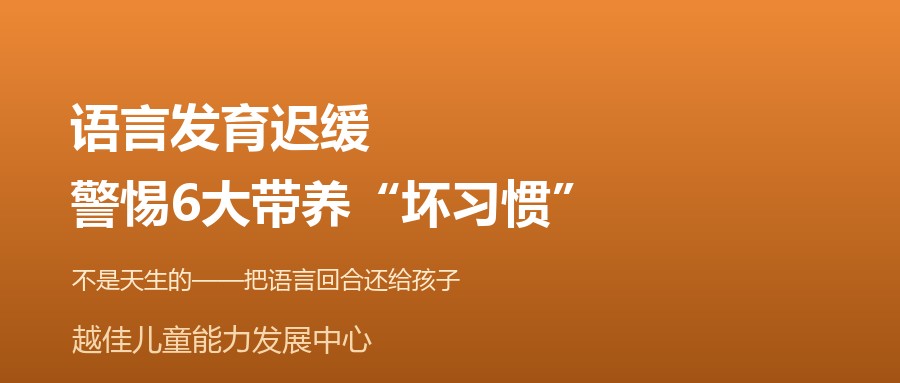 天津 语言发育迟缓 说话晚 带养习惯 越佳儿童能力发展中心